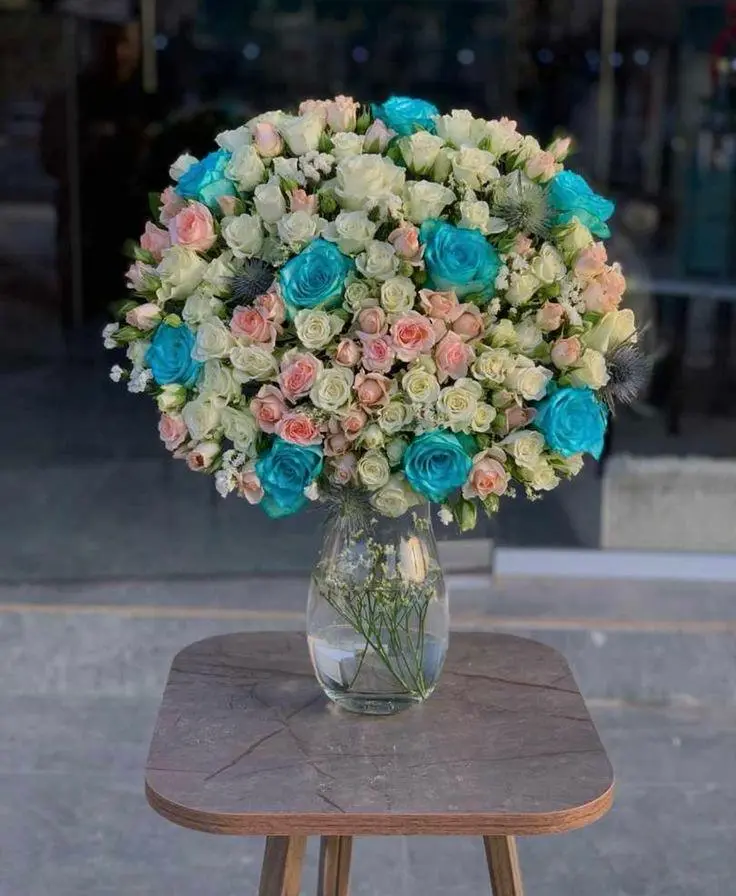 Ocean Bliss" Luxury Bloom Arrangement 💙