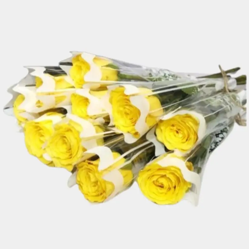 Elegant Single Yellow Rose Wrap