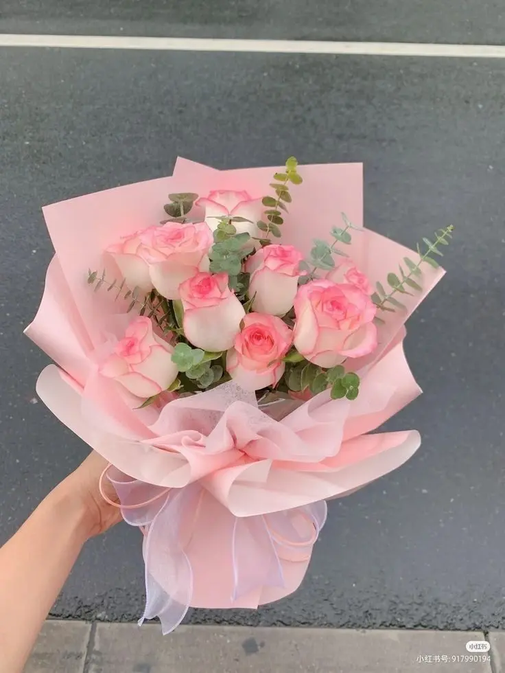 Blush Pink Rose Bouquet