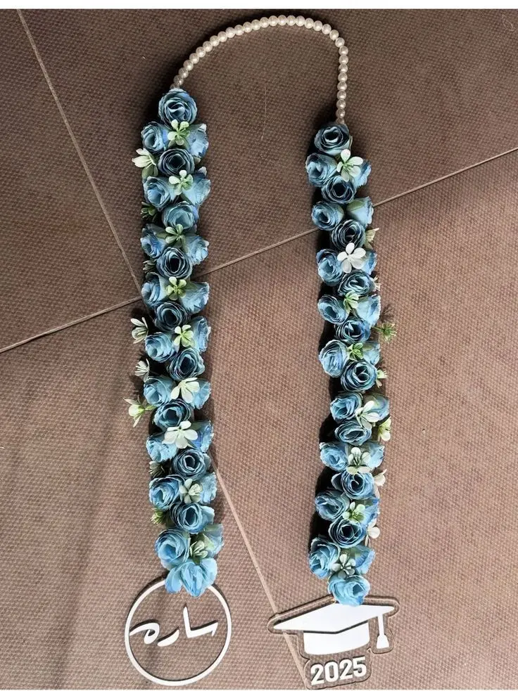 Blue Rose Graduation Garland 🎓