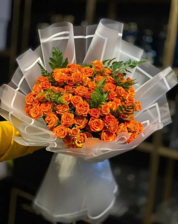 Premium Orange Rose Bouquet
