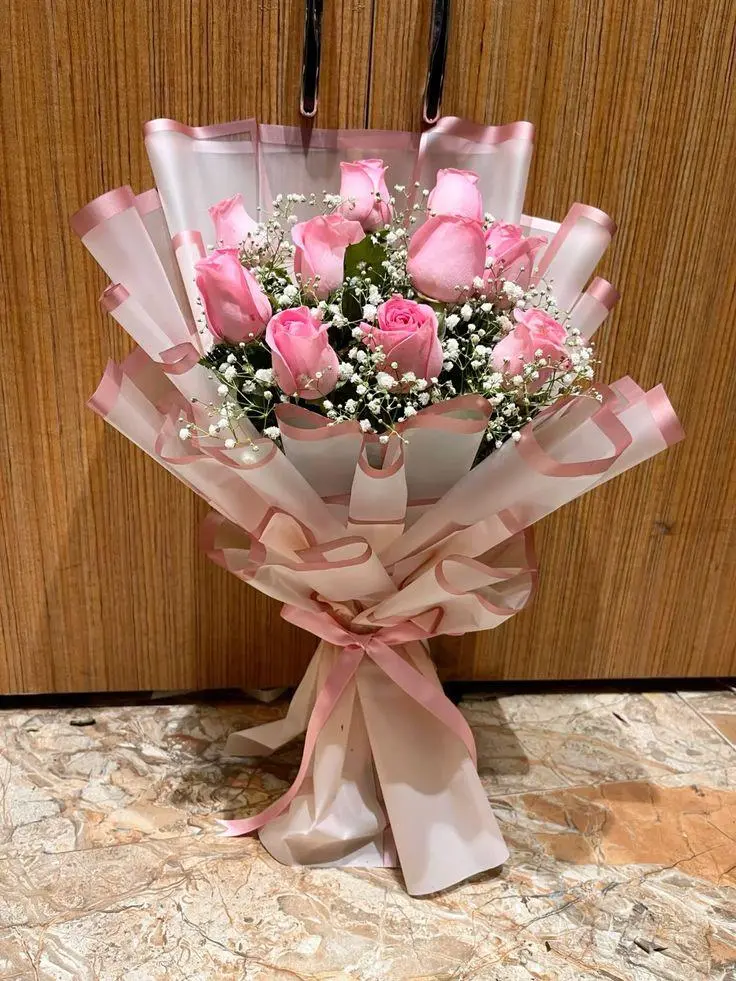Blush Pink Rose Bouquet