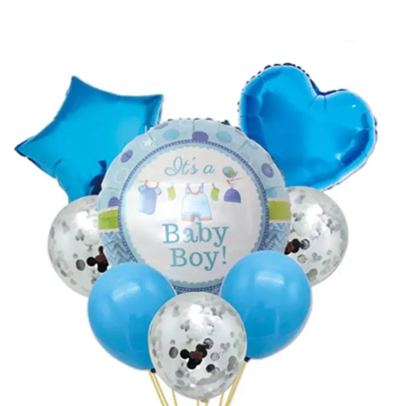 It’s a Baby Boy! Helium Balloon Set – 8 pcs